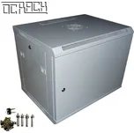 OCRACK 19"OCC-06U-4P rozvaděč nástěnný 6U/450mm plechové dveře