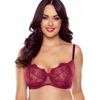 Podprsenka Vivisence 1059 bordó Podprsenka s měkkými košíčky 100E