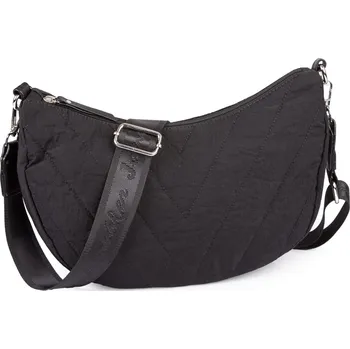 Kabelka Jennifer Jones Lehká volnočasová prošívaná kabelka přes rameno černá 2337