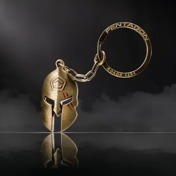 Klíčenka Pentagon Spartan Keyring - Antique Brass