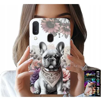 Pouzdro na mobilní telefon POUZDRO PRO SAMSUNG GALAXY A40 - BULLDOG BULDOGOVÉ PEJSCI PLEMENA ZADNÍ ZADNÍ KRYT
