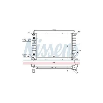 Chladič motoru Chladič motoru NISSENS 62054
