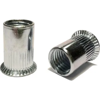 Matice A2-ZH90°-M6 1,5-4,5 fasty nerez nýtovací matice se zapuštěnou hlavou 90° - otevřená rýhovaná