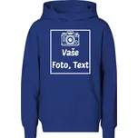 Dětská mikina s vlastním potiskem Barva: Královská modrá, Dětské velikosti: 158 cm/12 let