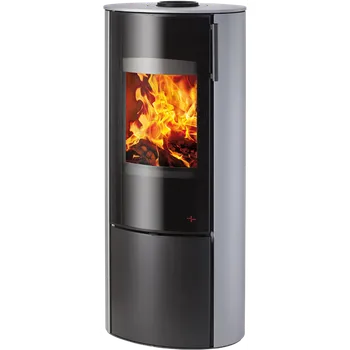 Krbová kamna Krbová kamna EPIC – černá / titan, výkon 3.5–6.7 kW 0435315010000