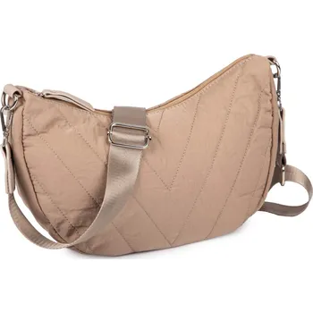 Kabelka Jennifer Jones Lehká volnočasová prošívaná kabelka přes rameno béžová 2337