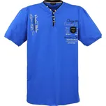 LAVECCHIA polokošile pánská 2042 nadměrná velikost modrá 3XL