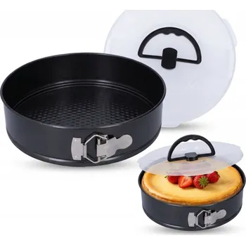 Forma na pečení FORMA NA DORT ocelová forma na pečení piškotů se zacvakávacím mechanismem 26 cm