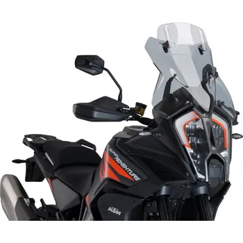 Plexi Touring s deflektorem 20586 KTM 1290 SUPER ADVENTURE R (21-24), 1290 SUPER ADVENTURE S (21-25) Čirá (W)