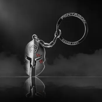 Klíčenka Pentagon Spartan Keyring - Antique Silver