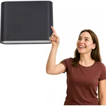 Nástěnné svítidlo Italux černé, integrovaný LED zdroj 6 W