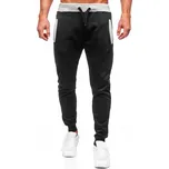 Denley pánské tepláky černé barvy velikost L