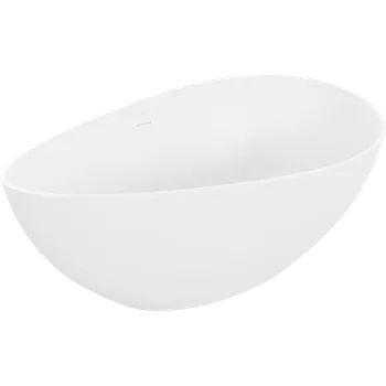 Vana Mexen Parma, volně stojící vana z konglomerátu 160 x 95 cm, bílá matná, 57231609500