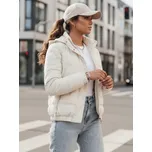 Smetanová prošívaná přechodová bunda ZERNI TY4176 Velikost: XL