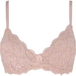 Sofia krajková podprsenka bez výztuže 619 80B světle růžová