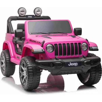 Dětské vozidlo Ramiz Elektrické autíčko Jeep Wrangler Rubicon růžové