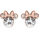Třpytivé bronzové náušnice pecky Minnie Mouse ES00003PRWL.CS Disney