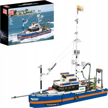 ostatní stavebnice Stavebnice Mould King 10185 Loď Rybářská 808 dílů pro děti