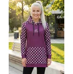 Dámská funkční prodloužená mikina premium ALTISPORT VOJ/ALW048MI03 FIALOVÁ M