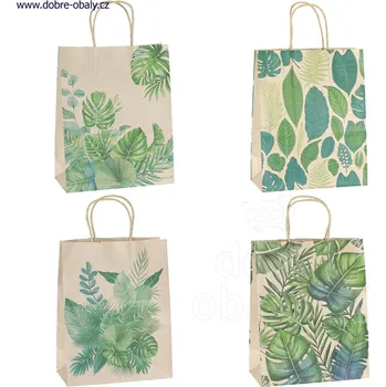 Dárková taška Dárková papírová taška S - Kapradí - Dárková papírová taška S -
