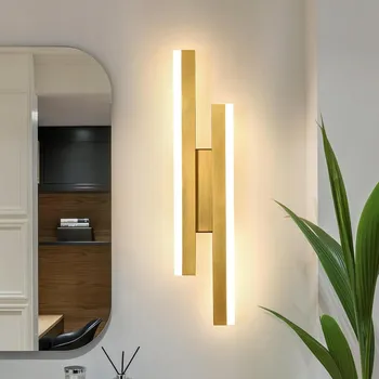 Nástěnné svítidlo Nástěnné svítidlo GOECO žluté, integrovaný LED zdroj 16 W