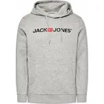 JACK & JONES MIKINA S KAPUCÍ PÁNSKÁ ŠEDÁ M JMF