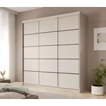 Šatní skříň s posuvnými dveřmi Greta - 200 cm Barva: Kašmír