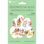 Velikonoční košilky na vajíčka, zvířátka, 12 ks
