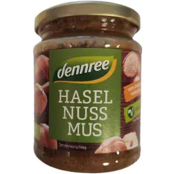 Cukrovinka Dennree Lískooříškové máslo 250 g bio BIO VEGAN BEZLEPEK Množství: 1 ks