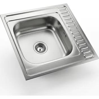 Nerezový dřez Siko Dřez Quadron celoplošný 60x60 cm, oboustranný, nerez SEAN116