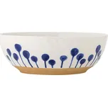 Bílá/modrá keramická mísa ø 28 cm Linora – Bloomingville ID_1903482