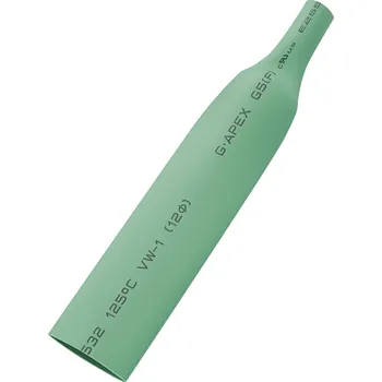 TRU COMPONENTS 1565145 smršťovací bužírka bez lepidla zelená 25 mm 12.50 mm Poměr smrštění:2:1 5 m