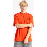 Reporter Young | Chlapecké červené tričko LOOSE s minimalistickým potiskem „Flawless“ - Barva ČERVENÁ, Velikost 176 261-0440B-07-650-1