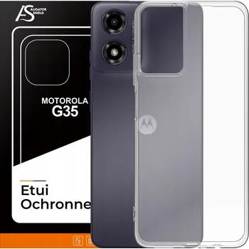Pouzdro na mobilní telefon Zadní Kryt AligatorShield pro Motorola Moto G35 5G bezbarvý