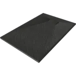 Mexen Hugo, SMC obdélníková sprchová vanička 130 x 80 cm, černá matná, 42708013