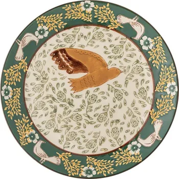 Talíř Zelený dezertní talíř z kameniny ø 16 cm Hezha – Bloomingville ID_1903446