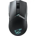 GIGABYTE Herní myš Aorus M6, Bezdrátová 2.4GHz, USB-C, černá GM-AORUS M6