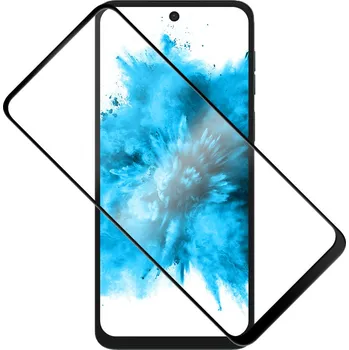 Ochranné tvrzené sklo FIXED Full-Cover pro Motorola Moto G55 5G, černé