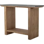 Konzolový stolek s kovovou deskou v přírodní barvě 40x110 cm Riva – Bloomingville ID_1903480