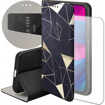 Pouzdro na mobilní telefon Flipové pouzdro Hello Case pro Xiaomi Mi 11 Lite zlaté