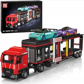 ostatní stavebnice Stavebnice Autopřepravník Mould King 24078 se sportovními auty 997 dílů