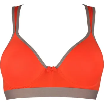 Podprsenka Seneha vyztužená sport podprsenka bavlna 80D oranžová