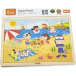 Viga puzzle roční období léto