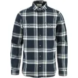 Fjällräven ÖVIK LITE FLANNEL SHIRT MEN Dark Navy-Chalk White modrá XL