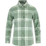 Fjällräven ÖVIK LITE FLANNEL SHIRT WOMEN Misty Green-Eggshell zelená M