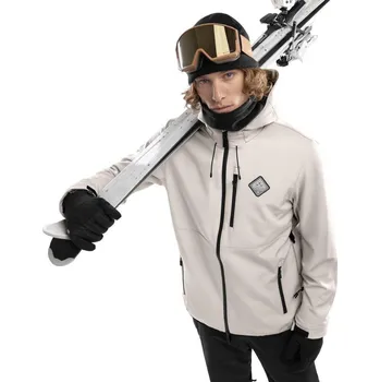 SIROKO Pánská snowboardová bunda W2 Cerro XL BÉŽOVÁ