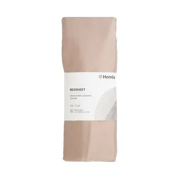 Prostěradlo Prześcieradło | DANIELLE | satynowe beżowe | 180x200 cm | AW23 855370