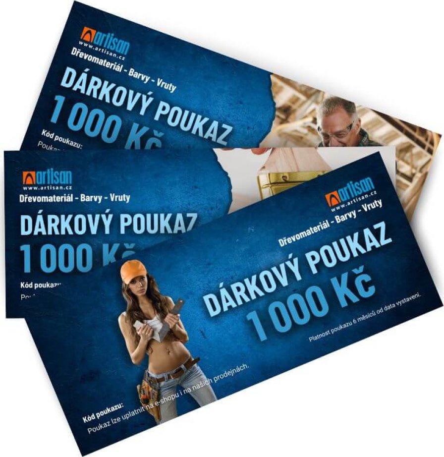 Dárkový poukaz Artisan