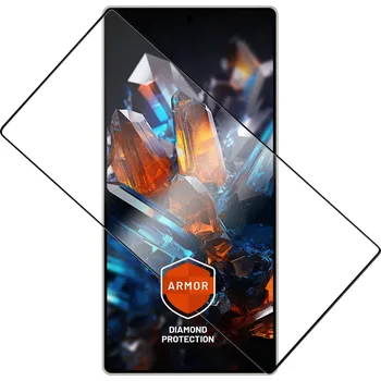 Ultra odolné tvrzené sklo FIXED Armor s Anti-dust aplikátorem a AR vrstvou pro Samsung Galaxy S25 Ultra, černé