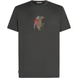 Icebreaker Merino 150 Tech Lite SS Tee Bear Catch Men OBSIDIAN šedá M